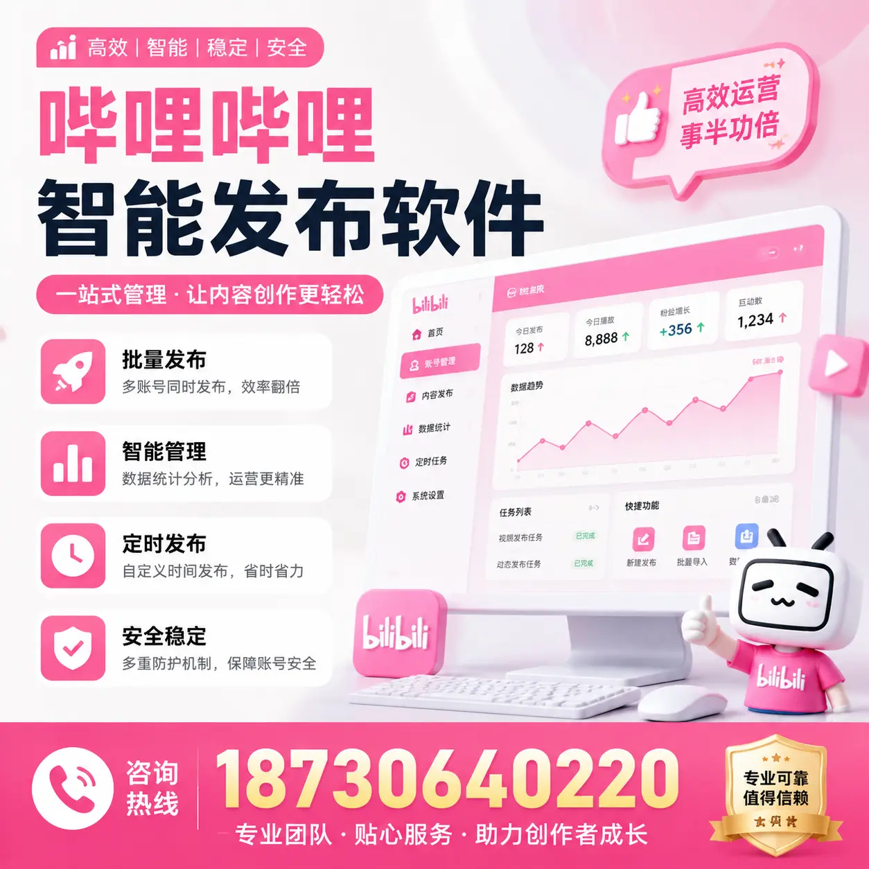 如何评估哔哩哔哩智能发布软件的ROI？南宁 企业必读
